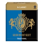 Rico Grand Concert Select Traditional Bb Clarinet Reeds #3 (10pk)