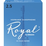 Royal Soprano Saxophone Reeds #2.5 (10pk)