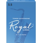 Royal Tenor Saxophone Reeds #3.5 (10pk)