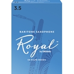 Royal Baritone Saxophone Reeds #3.5 (10pk)