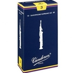 Vandoren Traditional Soprano Saxophone Reeds #2.5 (10pk)