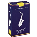 Vandoren Traditional Alto Saxophone Reeds #2.5 (10pk)
