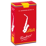 Vandoren JAVA Red Cut Alto Saxophone Reeds #3 (10pk)