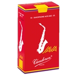 Vandoren JAVA Red Cut Alto Saxophone Reeds #4 (10pk)