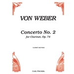 WEBER - Concerto No. 2 in Eb Major, Op. 74 for Clarinet & Piano