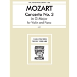 MOZART - Concerto No. 3 in G Major for Violin & Piano