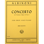 ALBINONI - Concerto in D minor, Opus 9, No. 2 for Oboe and Piano