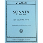 VIVALDI - Sonata in A minor, RV 43 for Cello & Piano