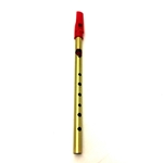 Flageolet Tin Whistle - Key of G (Brass)