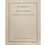 FRACKENPOHL - Divertimento for Euphonium or Trombone & Piano