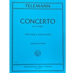TELEMANN - Concerto in G Major for Viola & Piano
