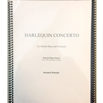 RUSSELL - Harlequin Concerto for Double Bass & Orchestra (Solo with Piano Score)