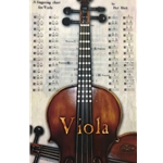 Santorella Viola Fingering Chart Poster