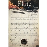 Santorella Flute Fingering Chart Poster