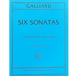 GALLIARD - Six Sonatas Volume 1 for Bassoon and Piano