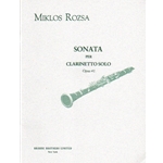 ROZSA - Sonata for Solo Clarinet, Op. 41 (Sonata per Clarinetto Solo)