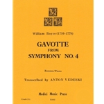 BOYCE - Gavotte from Symphony No. 4 for Bassoon