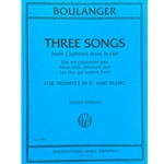 BOULANGER - Three Songs from Clairieres dans le ciel for Trumpet and Piano