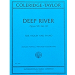 COLERIDGE-TAYLOR - Deep River, Opus 59, No. 10 for Violin and Piano