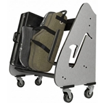 Band Room Saxophone Case Storage Rack