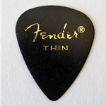 Fender Classic Celluloid Guitar Pick Thin (single)