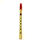 Flageolet Tin Whistle - Key of F (Brass)