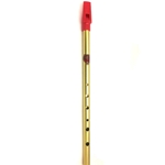 Flageolet Tin Whistle - Key of Bb (Brass)