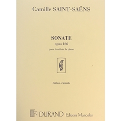 SAINT-SAENS - Sonate (Sonata), Op. 166 for Oboe & Piano