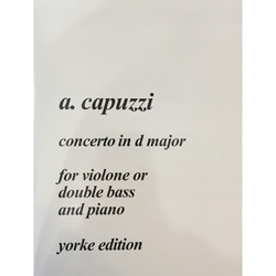CAPUZZI - Concerto in D major for Bass and Piano
