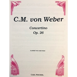 WEBER - Concertino in Eb Major Op. 26 for Clarinet & Piano