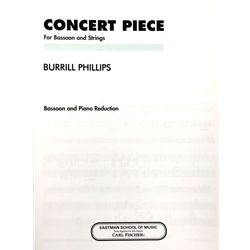 PHILLIPS - Concert Piece for Bassoon and Strings (with Piano Reduction)