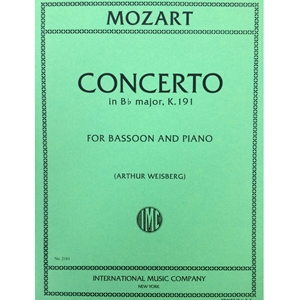 MOZART - Concerto in Bb Major K.191 for Bassoon & Piano