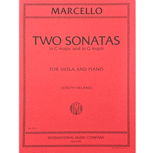 MARCELLO - Two Sonatas (G Major and C Major) for Viola and Piano