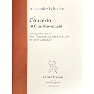 LEBEDEV - Concerto in One Movement for Bass Trombone or Tuba & Piano