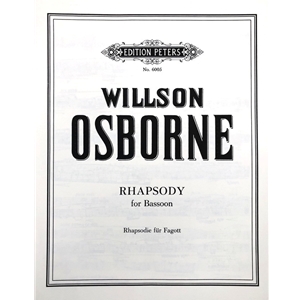 OSBORNE - Rhapsody for Bassoon