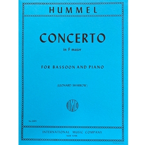 HUMMEL - Concerto in F Major for Bassoon and Piano