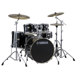 Stage Custom Drum Set - raven black