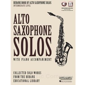 Rubank Book of Alto Saxophone Solos - Intermediate Level (online media included)