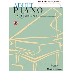 Adult Piano Adventures All-in-One Piano Course, Book 1 (Primer through Level 2B)