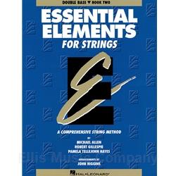 ORIGINAL EDITION Essential Elements for Strings - Double Bass, Book 2