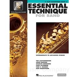 Essential Technique for Band,  Alto Saxophone