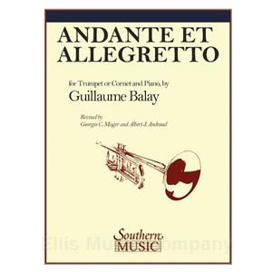 BALAY - Andante and Allegretto for Trumpet or Cornet and Piano