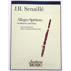 SENAILLE - Allegro Spiritoso for Bassoon and Piano
