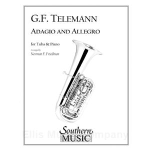 TELEMANN - Adagio And Allegro for Tuba and Piano