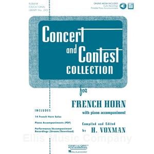 Concert and Contest Collection for French Horn (Solo Book with Online Audio)