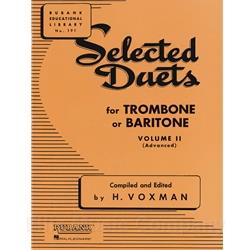 Selected Duets for Trombone or Baritone, Volume 2 (Advanced)