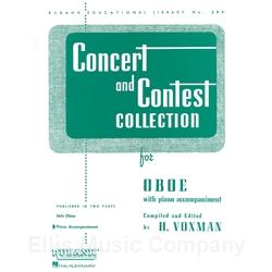 Piano Accompaniment for Concert and Contest Oboe Book