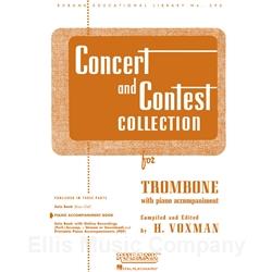 Piano Accompaniment for Concert and Contest Trombone Book