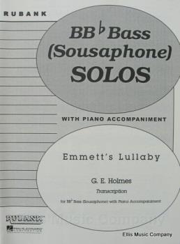 HOLMES - Emmett's Lullaby for Tuba with Piano Accompaniment