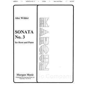 WILDER - Sonata No. 3 for Horn and Piano